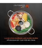 Bộ nồi Inox Junger CWJ-050 cao cấp 5 chi tiết