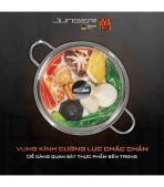 Bộ nồi Inox Junger JC-200 cao cấp 7 chi tiết