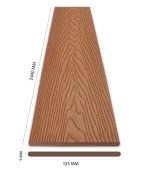 Gỗ Nhựa Ngoài Trời 3D EXWood EX135-Cacao