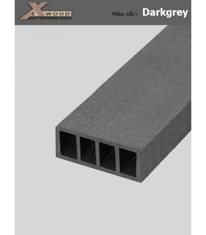 Gỗ Nhựa Ngoài Trời EXWood HD180x60 Darkgrey