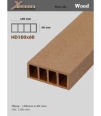Gỗ Nhựa Ngoài Trời EXWood HD180x60 Wood