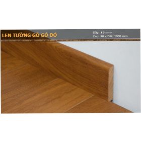 Len Tường Gỗ Gõ Đỏ