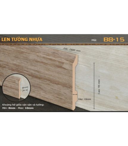 Len Tường Nhựa B8-15