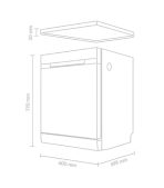 Máy rửa bát độc lập Junger Leopard DWJ-143