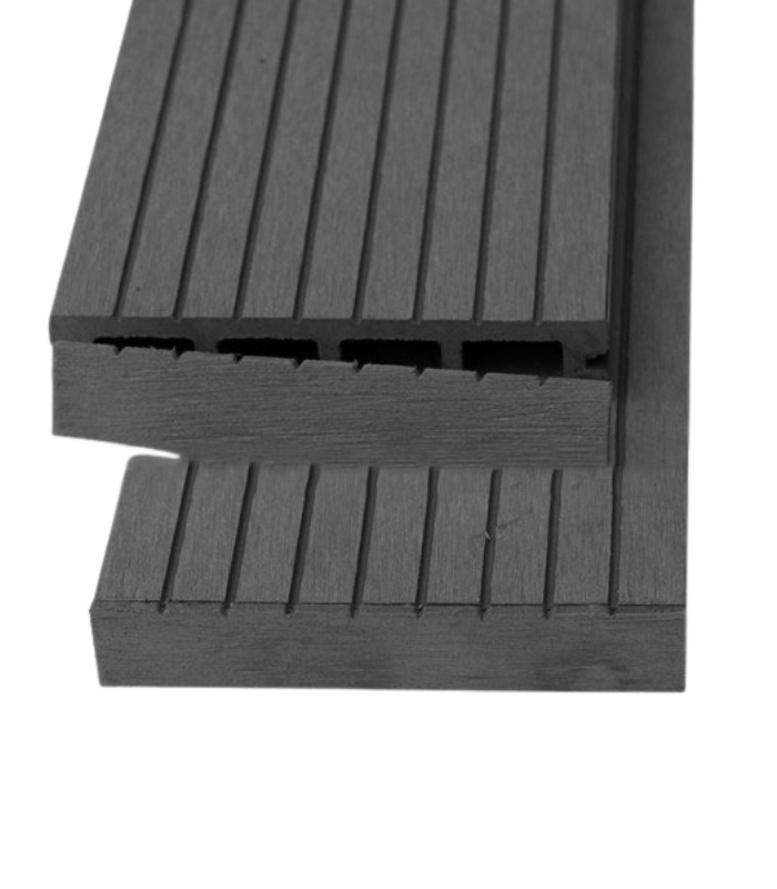 Nắp Chụp Đầu Gỗ Nhựa AWood Darkgrey