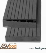 Nắp Chụp Đầu Gỗ Nhựa AWood Darkgrey