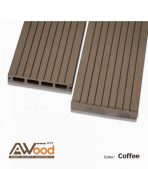 Nắp Chụp Đầu Gỗ Nhựa AWood Màu Cà Phê