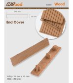 Nắp Chụp Đầu Gỗ Nhựa AWood Wood