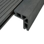 Nẹp V Viền Sàn Gỗ Ngoài Trời AWood SA60x25 Dark Grey