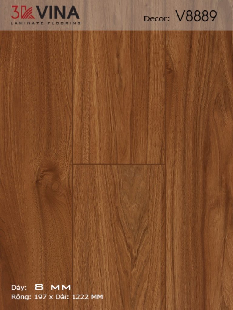 Sàn Gỗ 3K VINA 8mm V8889