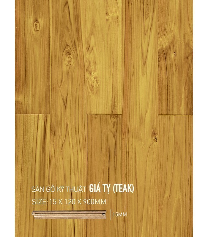 Sàn Gỗ Giá Tỵ Engineered 15mm SGGTE 120x900