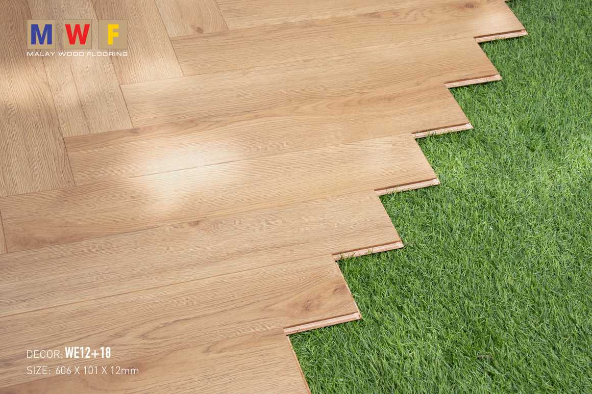 Sàn Gỗ Malay Wood 12mm WE12+18