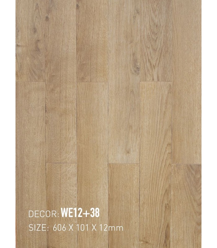 Sàn Gỗ Malay Wood 12mm WE12+38