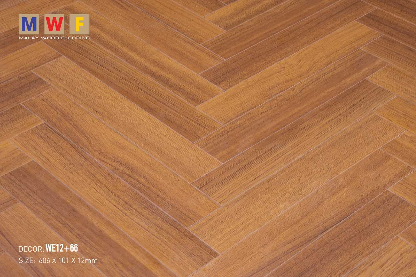 Sàn Gỗ Malay Wood 12mm WE12+66
