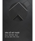 Sàn Gỗ Mỹ Thuật Black 15mm VQH1004