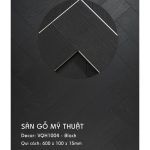 Sàn Gỗ Mỹ Thuật Black 15mm VQH1004