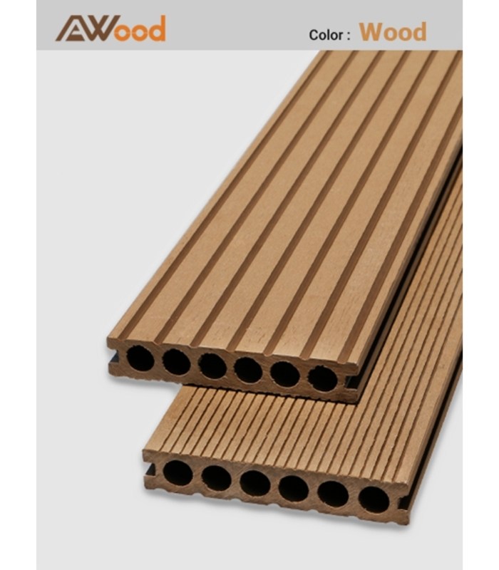 Sàn Gỗ Ngoài Trời AWood AD140x25-6 Wood