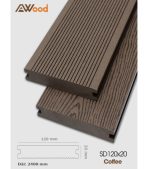 Sàn Gỗ Ngoài Trời AWood ASD120x20 Coffee