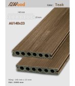 Sàn Gỗ Ngoài Trời AWood AU140x23 Teak B