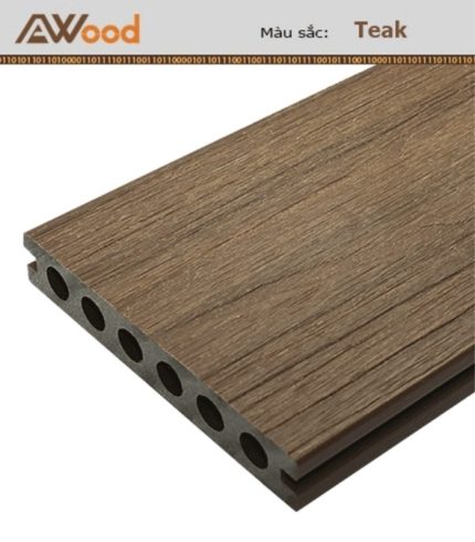 Sàn Gỗ Ngoài Trời AWood AU140x23 Teak B