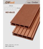 Sàn Gỗ Ngoài Trời AWood HD140x22 Cedar