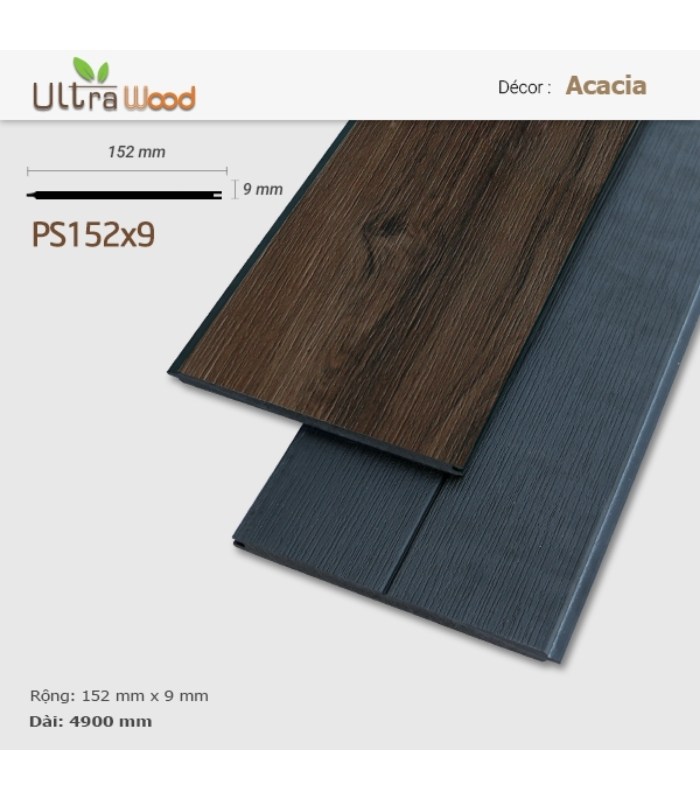 Sàn Gỗ Ngoài Trời Ultra Wood PS152x9 Acacia