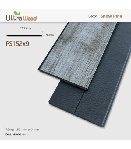 Sàn Gỗ Ngoài Trời Ultra Wood PS152x9 Snow Pine