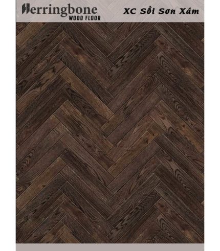 Sàn Gỗ Sồi Sơn Xám Xương Cá 15mm XC 90x900