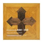Sàn Gỗ Hoa Văn Gõ Đỏ 15mm - Walnut 600x600mm