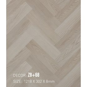 Sàn Gỗ Xương Cá 3K ART 8mm Z8+68