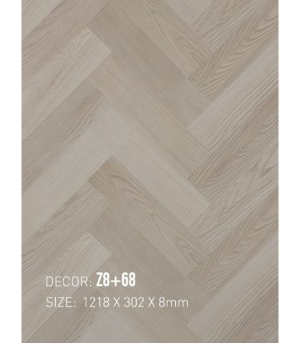 Sàn Gỗ Xương Cá 3K ART 8mm Z8+68