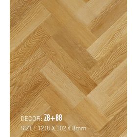 Sàn Gỗ Xương Cá 3K ART 8mm Z8+88