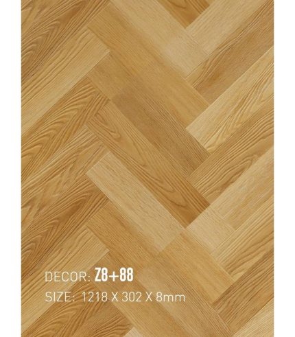 Sàn Gỗ Xương Cá 3K ART 8mm Z8+88