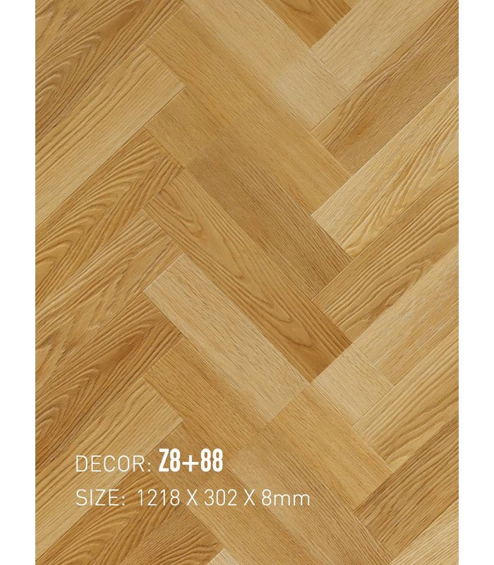 Sàn Gỗ Xương Cá 3K ART 8mm Z8+88