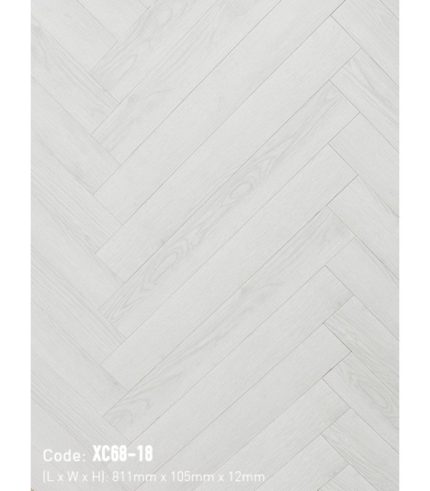 Sàn Gỗ Xương Cá 3K VINA 12mm XC68-18