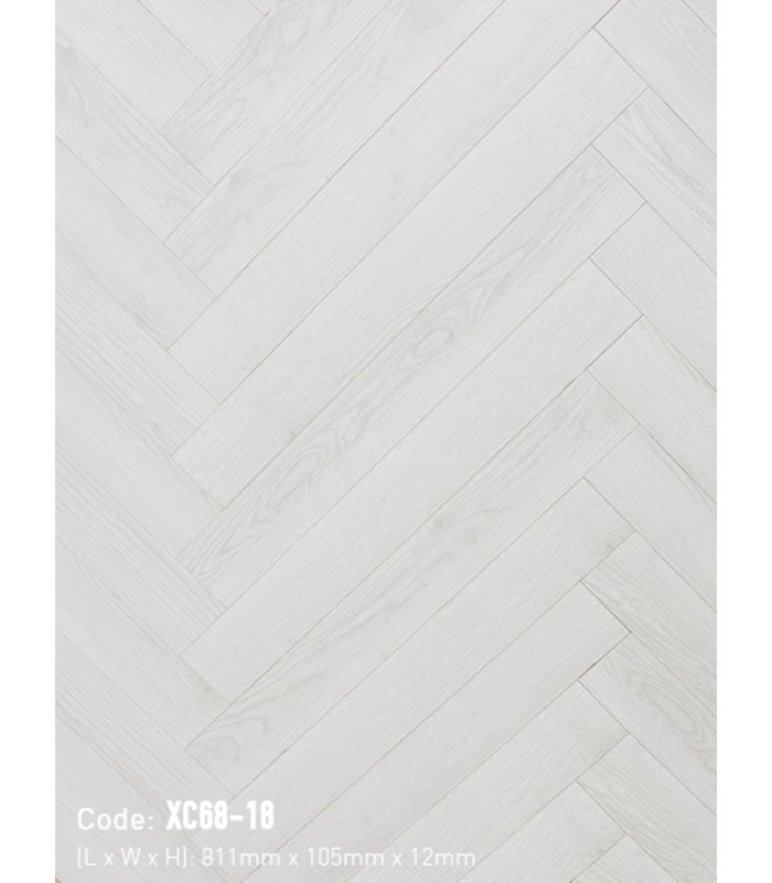 Sàn Gỗ Xương Cá 3K VINA 12mm XC68-18