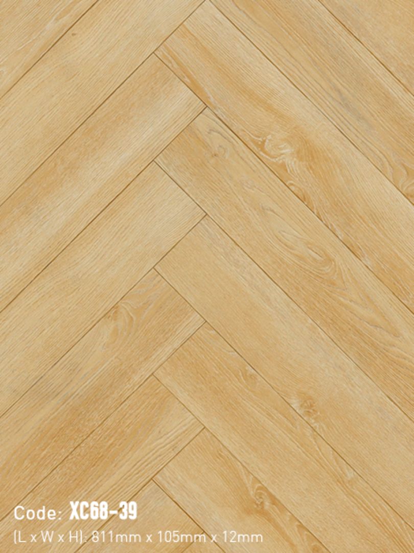 Sàn Gỗ Xương Cá 3K VINA 12mm XC68-39