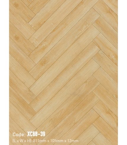 Sàn Gỗ Xương Cá 3K VINA 12mm XC68-39