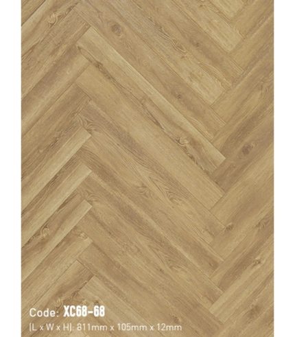 Sàn Gỗ Xương Cá 3K VINA 12mm XC68-68