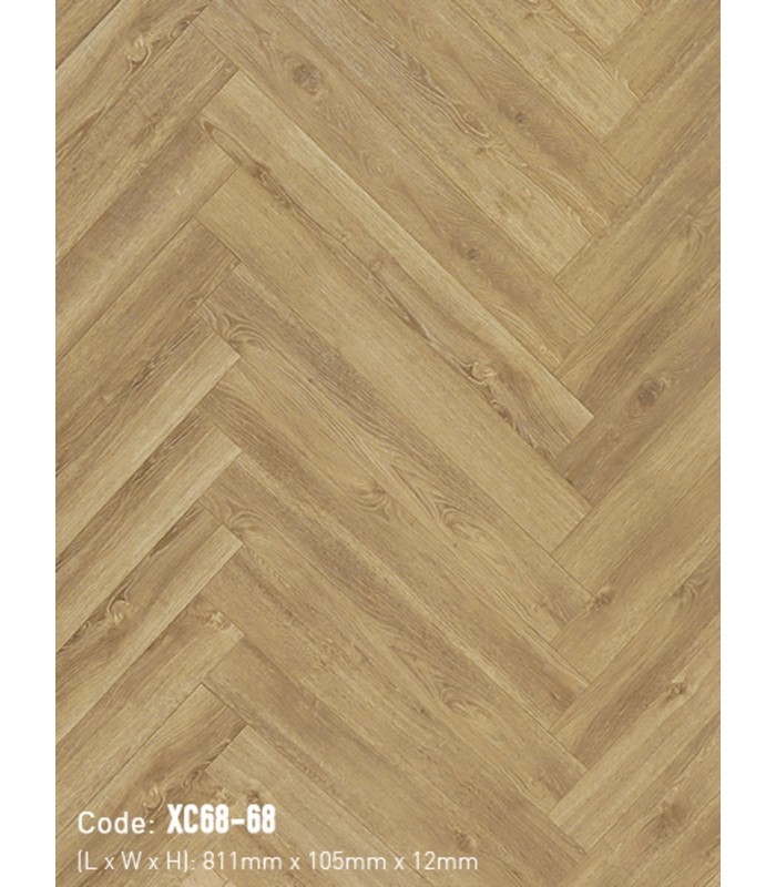 Sàn Gỗ Xương Cá 3K VINA 12mm XC68-68