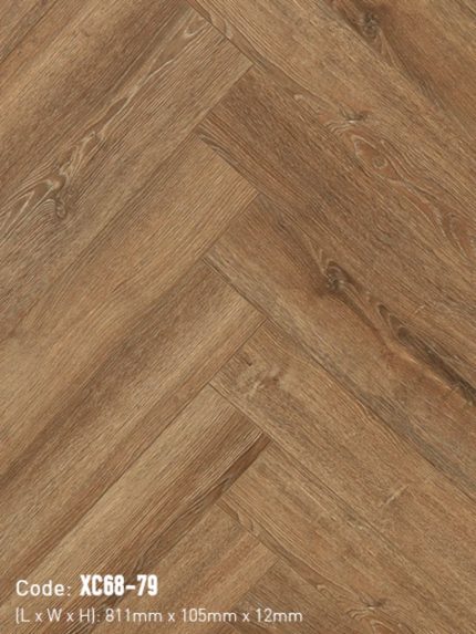 Sàn Gỗ Xương Cá 3K VINA 12mm XC68-79