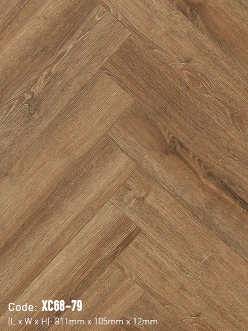 Sàn Gỗ Xương Cá 3K VINA 12mm XC68-79