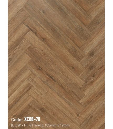 Sàn Gỗ Xương Cá 3K VINA 12mm XC68-79