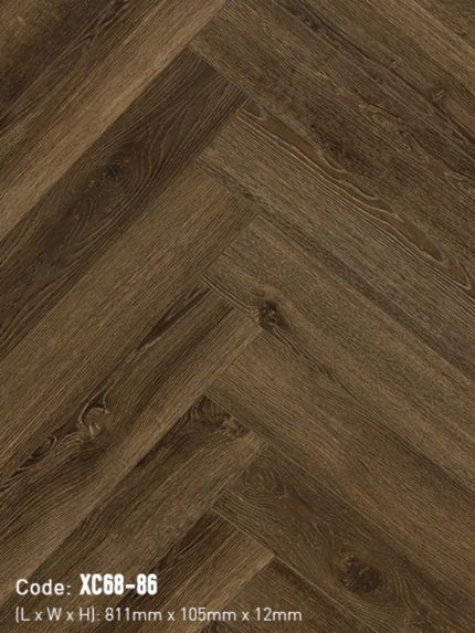 Sàn Gỗ Xương Cá 3K VINA 12mm XC68-86