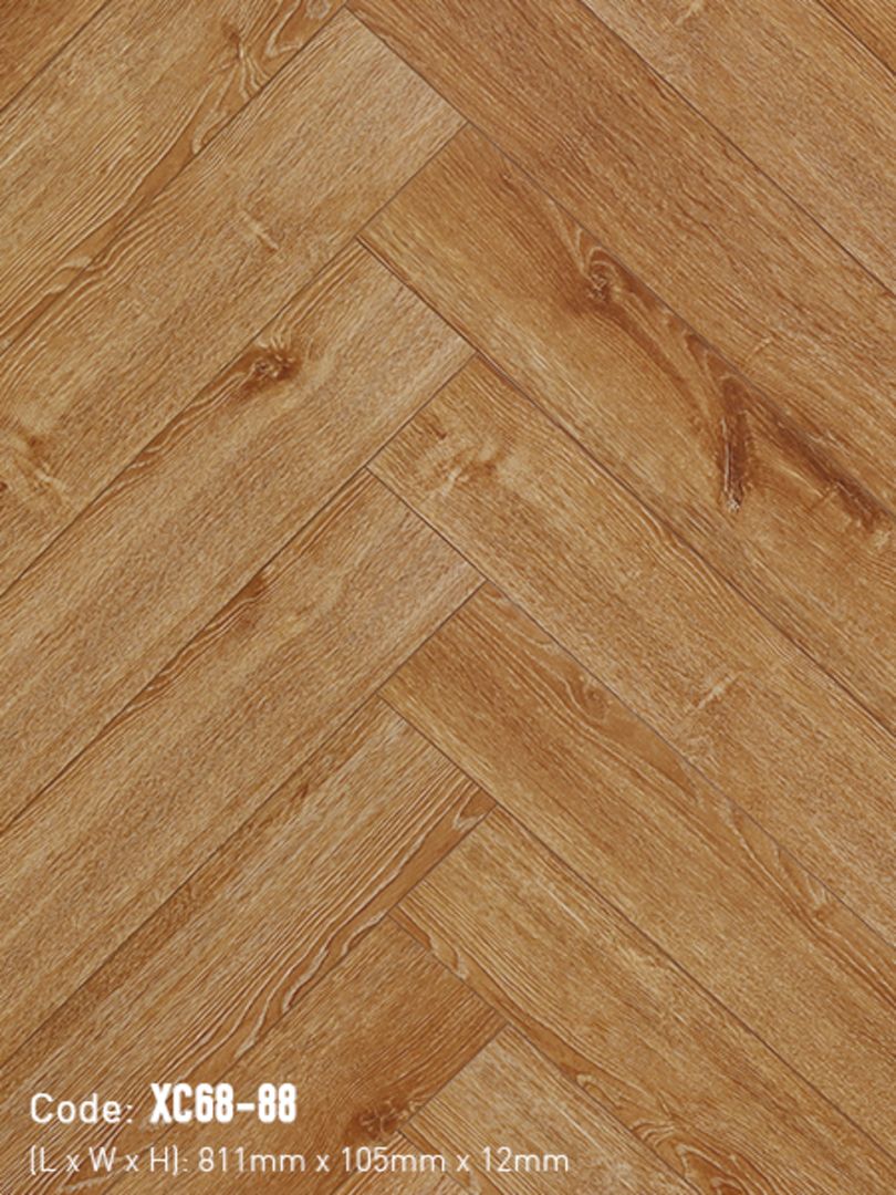 Sàn Gỗ Xương Cá 3K VINA 12mm XC68-88