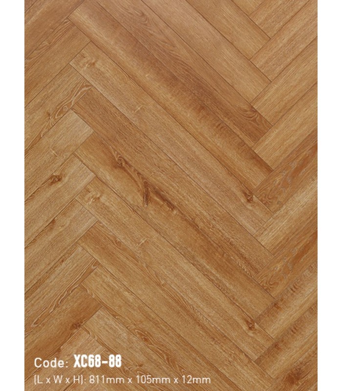 Sàn Gỗ Xương Cá 3K VINA 12mm XC68-88