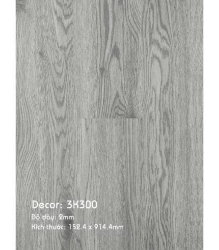 Sàn Nhựa 3K Vinyl 2mm K300