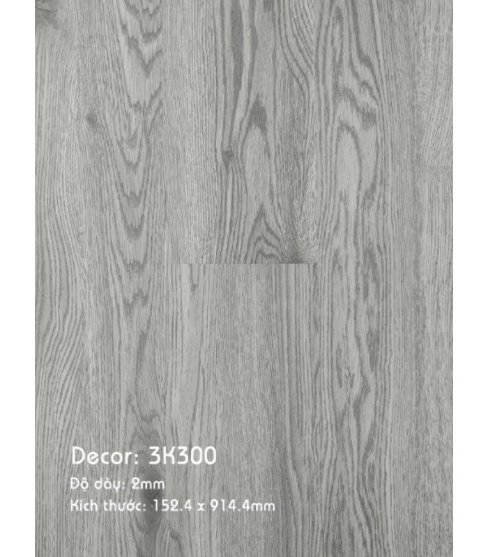 Sàn Nhựa 3K Vinyl 2mm K300