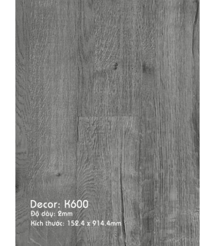 Sàn Nhựa 3K Vinyl 2mm K600