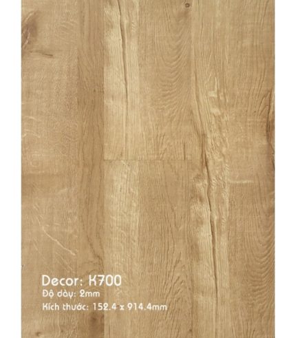 Sàn Nhựa 3K Vinyl 2mm K700